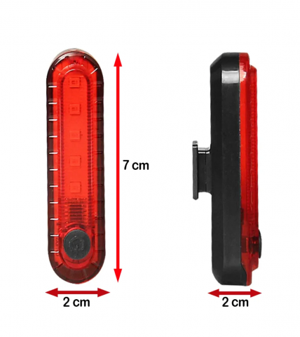 Stop pentru bicicleta, waterproof, incarcare USB, AVI-4032 [4]
