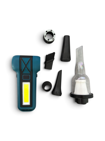 Suflantă și aspirator electric multifuncțional, AVI®, reîncărcabil USB-C, 4 trepte de putere, LED + COB, afișaj baterie, accesorii incluse, AVI-5461 [6]