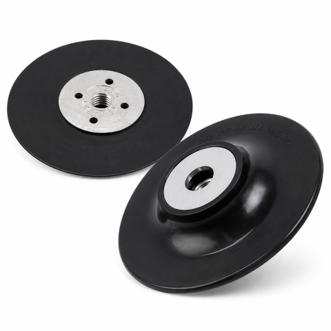 Bricolaj - Suport pentru disc abraziv, AVI®, 125 mm, filet M14 x 2, pentru polizor unghiular, plastic rigid, AVI-5411