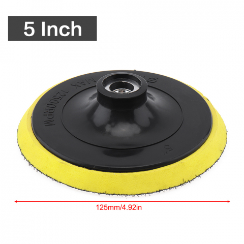 Suport velcro 125mm cu arici scai pentru disc abraziv smirghel pentru polizor unghiular si bormasina TS-535 [1]
