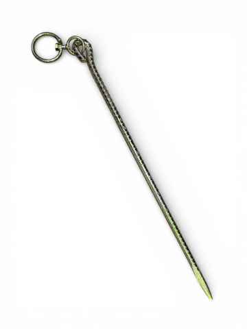 Zgarzi, lese si hamuri - Țăruș (pripon) pentru animale AVI®, Ø14 mm, lungime 60 cm, vârtej cu inel Ø60 mm, AVI-5271