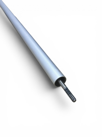 Consumabile masini gradinarit - Țeavă 28 mm cu tijă 9 caneluri pentru motocoasă, AVI®, lungime 150 cm, tijă 153 cm, AVI-2954