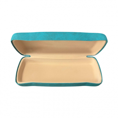 Toc etui pentru ochelari, 16 x 6.3 x 3.6 cm, exterior din piele ecologică netedă, AVI-5199 [1]