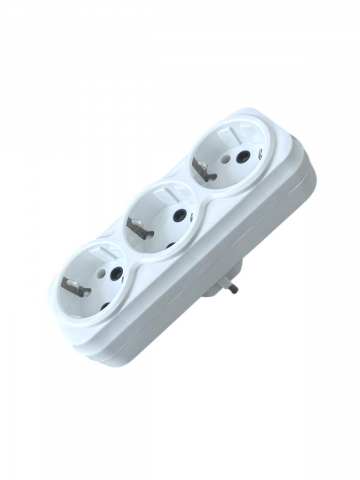 Accesorii prize si intrerupatoare - Triplu stecher, 3 prize, AVI-4633