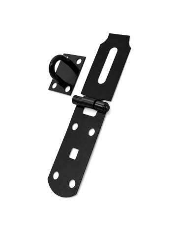 Materiale de constructii - Zăvor articulat pentru lacăt, 200 mm, finisaj negru, AVI®, AVI-2085