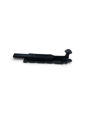 Zăvor culisant negru pentru poartă și ușă, AVI®, 6" / 15.5 cm, cu mâner de acționare, design decorativ, AVI-5273 [2]
