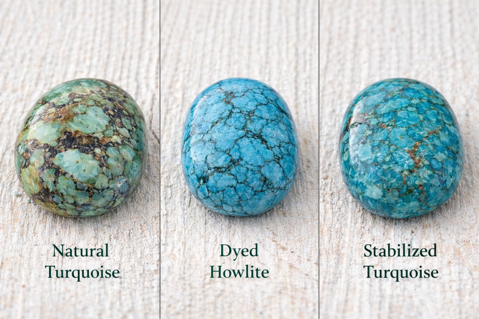 diferenta turcoaz natural howlit vopsit turcoaz stabilizat
