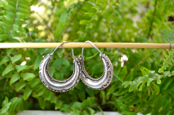 Cercei argint etnici creole Rajasthan india lucrati manual [4]