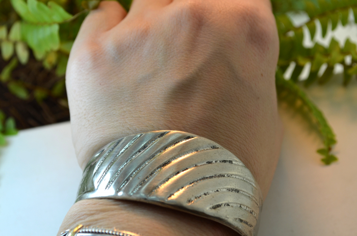 Bratara argint vintage model Cuff Tiffany design scandinav [2]