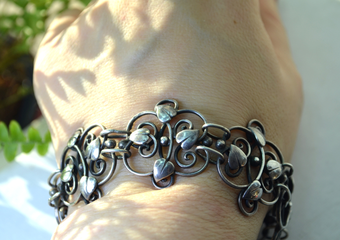 Bratara argint antica austriaca, Jugendstil  A Vintage Collection [2]