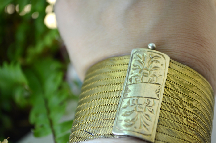 Bratara argint aurit otoman, atelier turcesc Trabzon [2]