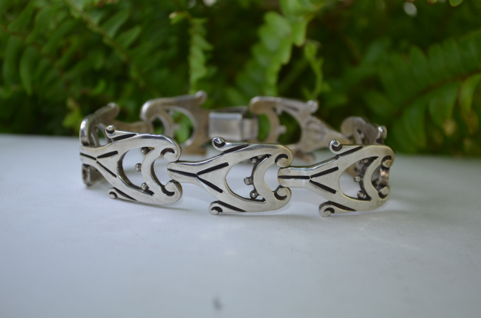 Bratara argint masiv, designer mexican Jacobo [4]