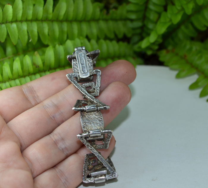 Bratara argint masiv Mid-Century  semnata UnoaErre [3]