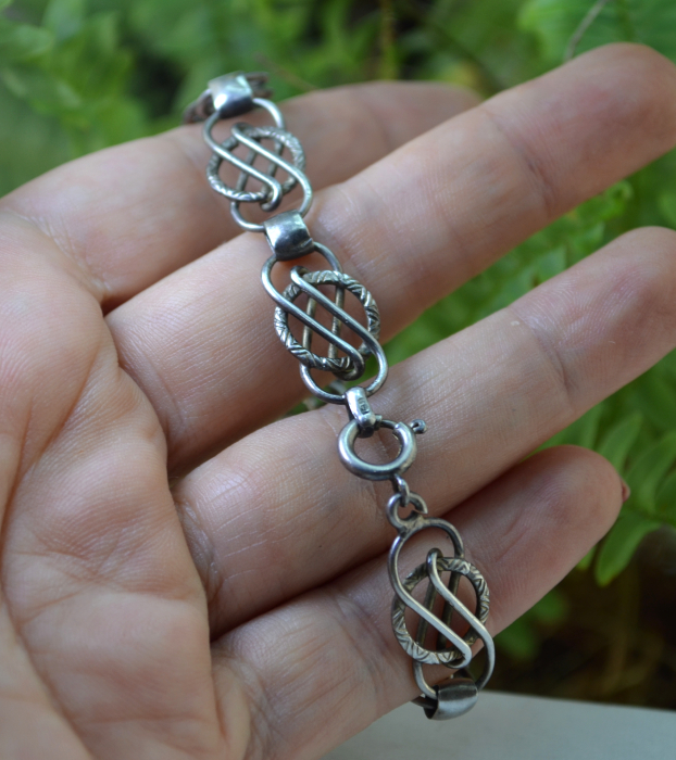 Bratara argint Mid-Century design celtic A Vintage Collection [3]