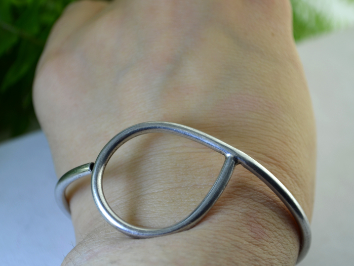 Bratara argint modernista, stil minimalist [2]