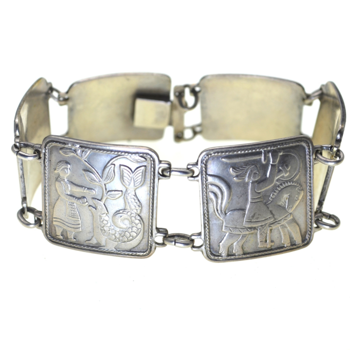 Bratara argint norvegiana David Andersen, Fairytale [1]