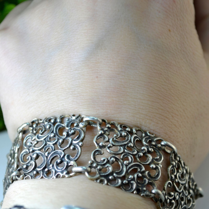 Bratara argint veche Neo Baroque A Vintage Collection [2]