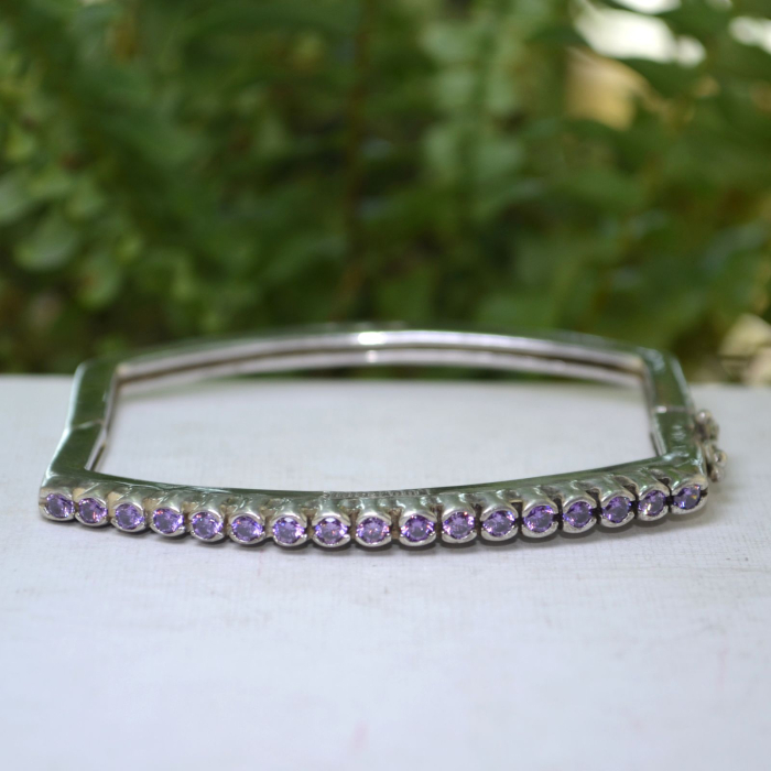 Bratara argint vintage cu ametiste, Nuove Gioie Italia A Vintage Collection [4]
