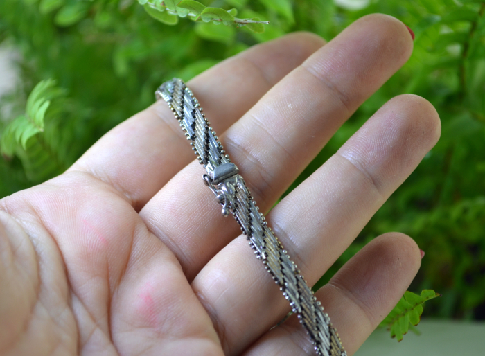 Bratara argint vintage Scaletto Riccio [3]