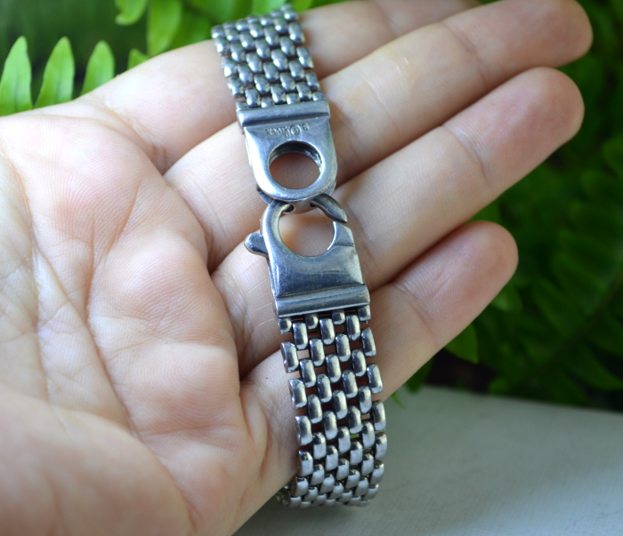 Bratara argint vintage, tip Mesh, semnata s.Oliver [3]