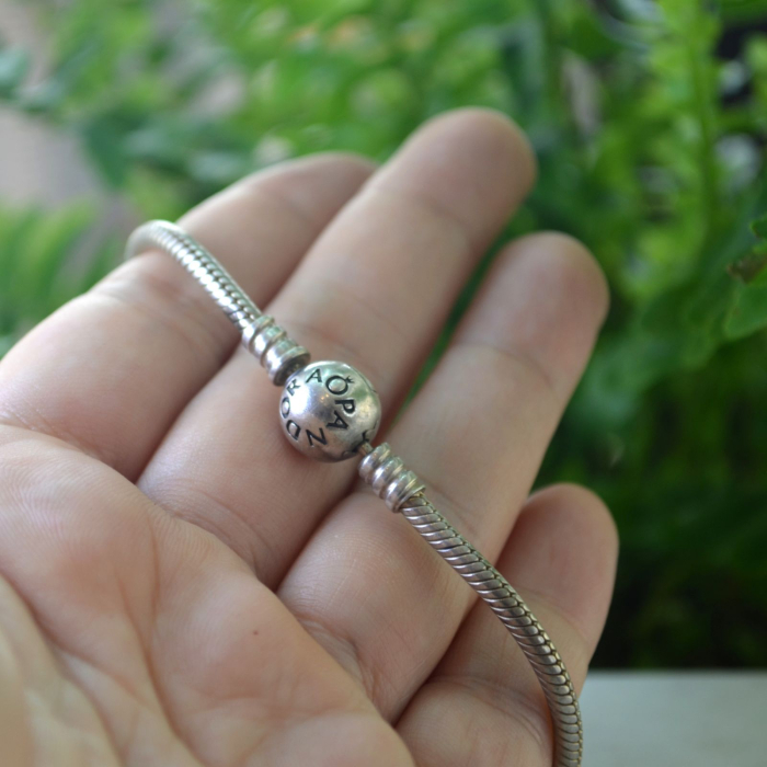 Bratara Pandora Sparkling Heart Charm cu charm argint A Vintage Collection [6]