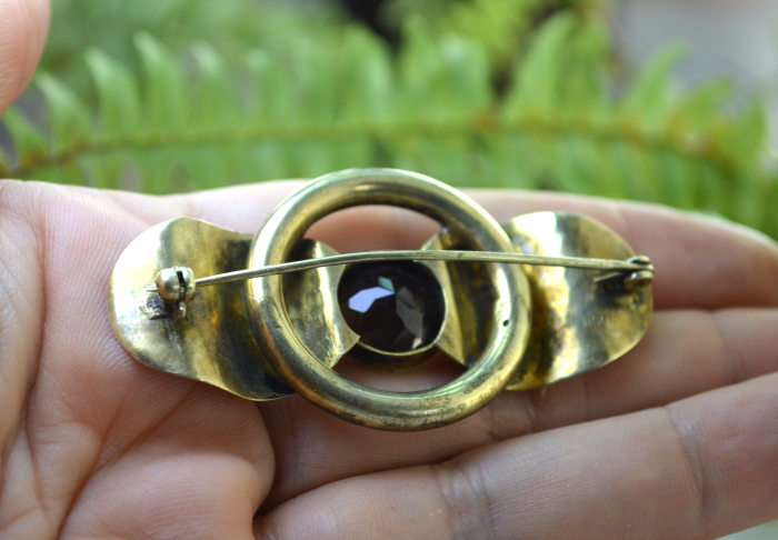 Brosa argint aurit Art Deco, semnata Bauer Hermann A Vintage Collection [3]