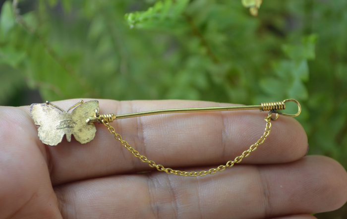 Brosa argint aurit email vintage, Fluture  A Vintage Collection [3]