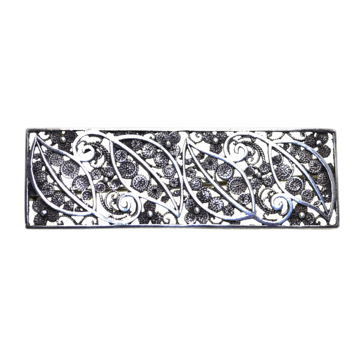 Brosa argint interbelica, filigran [1]