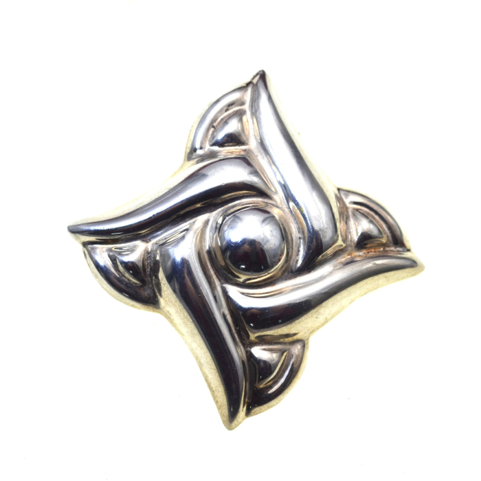 Brosa argint mexicana, design modernist [1]