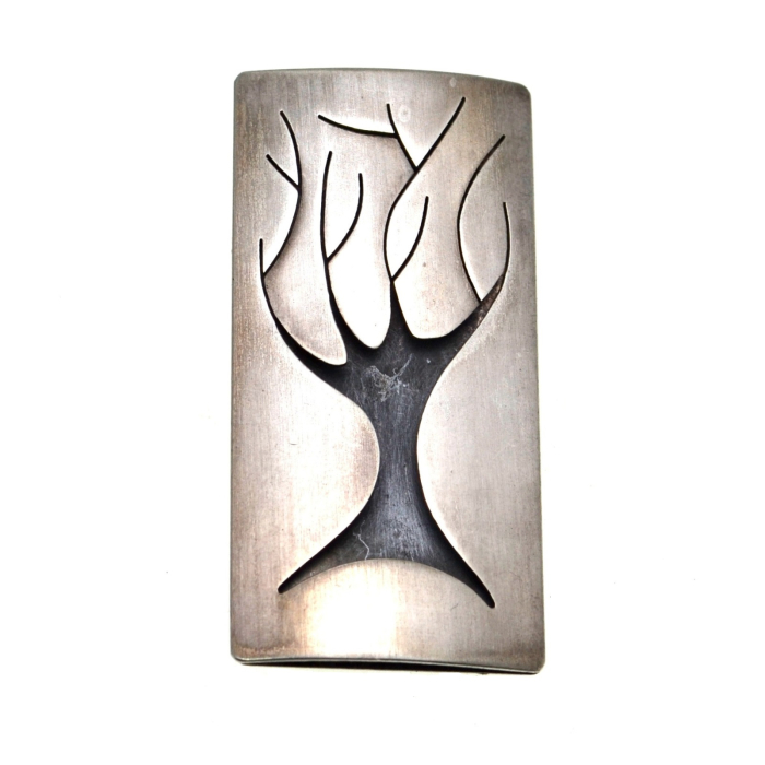 Brosa argint Mid Century, Pomul vietii [1]