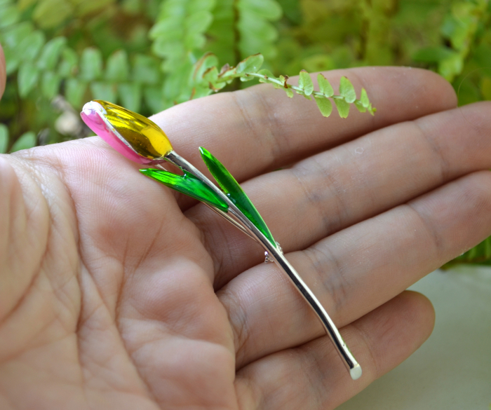 Brosa argint model Lalea [2]