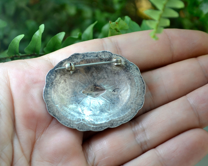 Brosa argint Navajo, elemente specifice amerindienilor Concho [3]