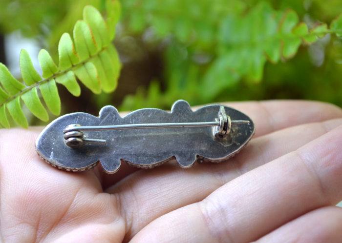 Brosa argint Navajo, turcoaze naturale [3]