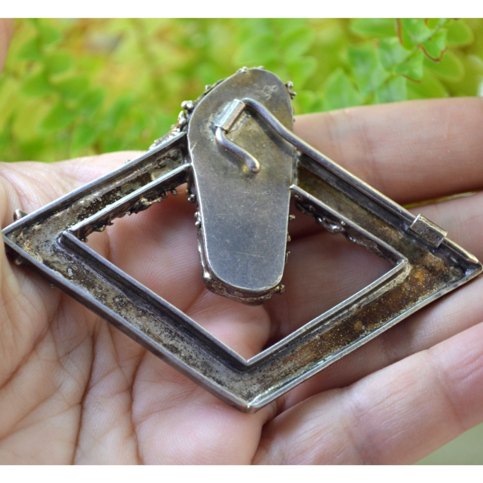 Brosa argint statement, Abalone [3]