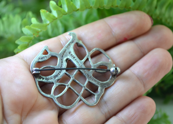 Brosa argint vikinga, semnata David Andersen [3]