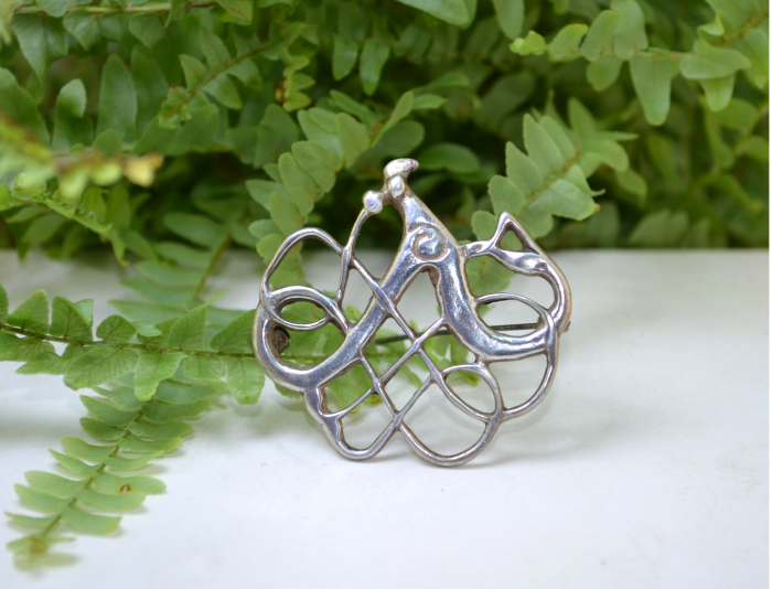 Brosa argint vikinga, semnata David Andersen [4]