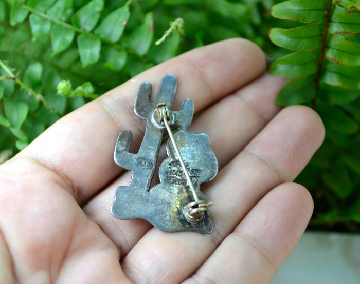 Brosa argint vintage Cactus,  Jeronimo Fuentes [3]