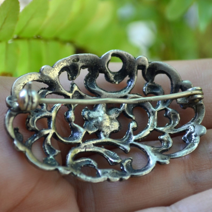 Brosa argint vintage, estetica Neo-Baroque [3]