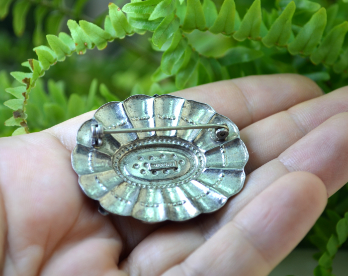 Brosa argint vintage, model Strugure [3]