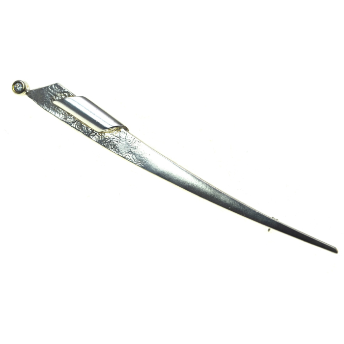 Brosa din argint Mid-Century, tehnica ruseasca Samorodok [1]