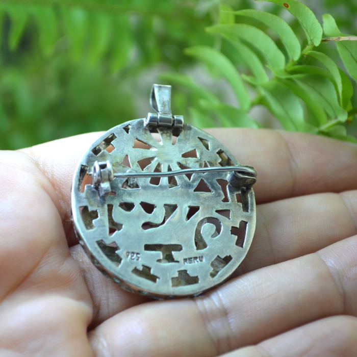 Brosa pandant argint, design Incas, Peru A Vintage Collection [3]