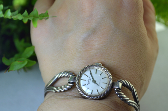 Ceas argint Pallas Eppo, mecanic, design modernist [3]