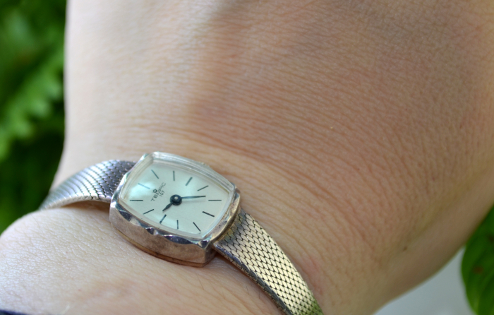 Ceas argint vintage Tempic, mecanic [3]