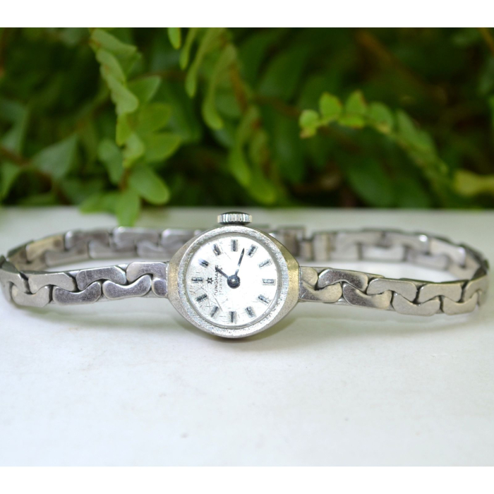 Ceas Junghans 17 Jewels argint vintage, mecanic [4]