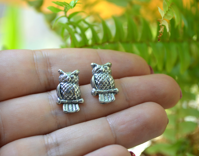 Cercei argint Bufnite, simbol zeitei Atena A Vintage Collection [2]