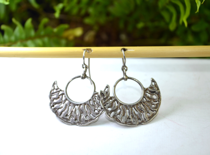 Cercei argint etnici modernisti, atelier oriental [4]