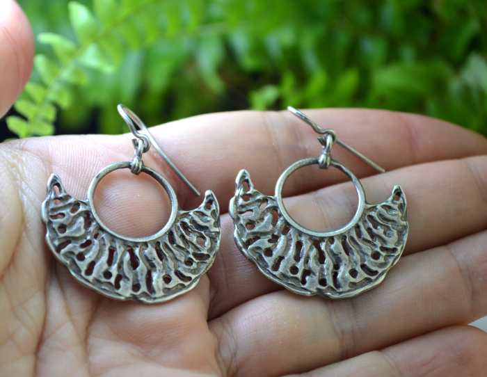 Cercei argint etnici modernisti, atelier oriental [3]