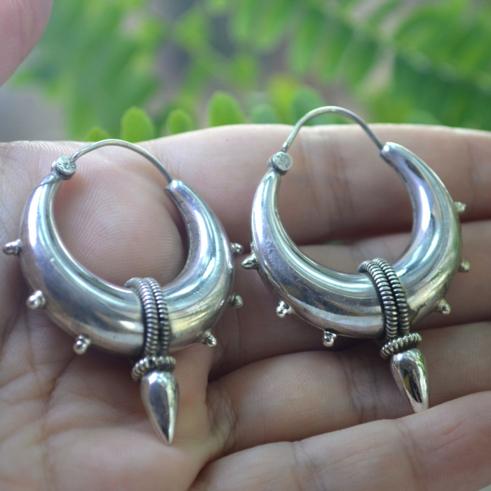 Cercei argint etnici statement Rajasthan A Vintage Collection [2]
