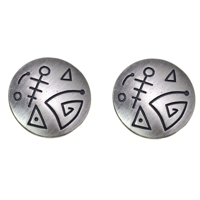 Cercei argint etnici, simboluri mexicane [1]