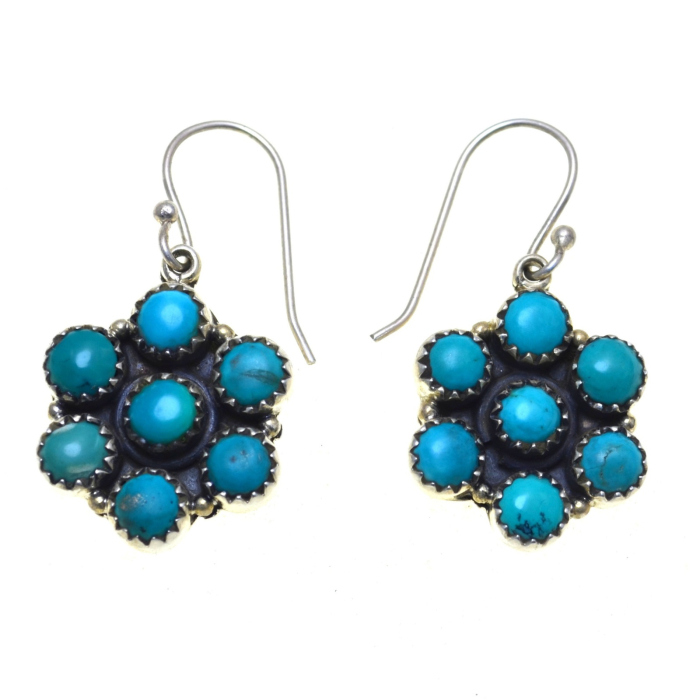Cercei argint etnici, turcoaze naturale [1]